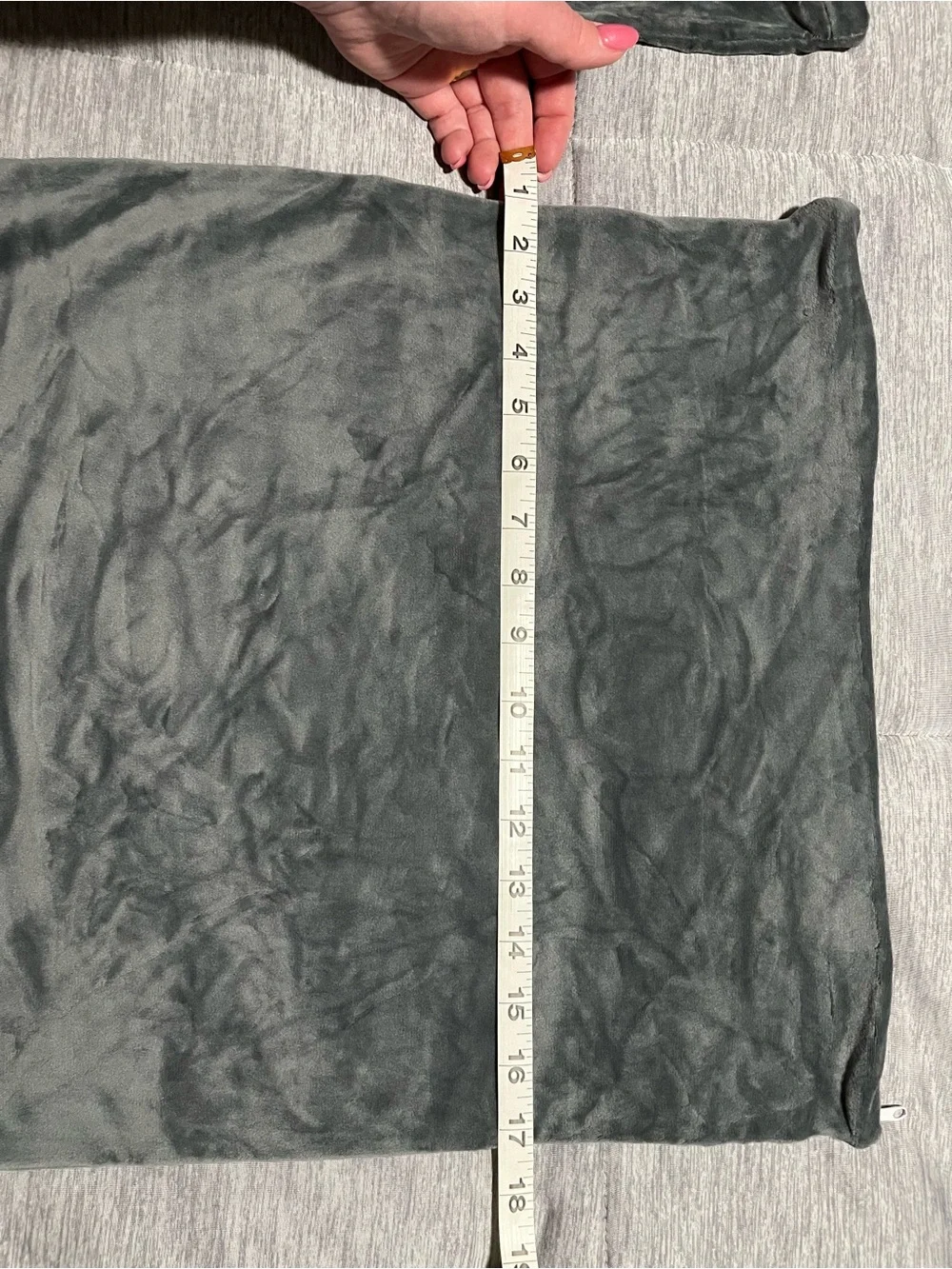 Dark Grey Velvet Pillow Case Cover Pair - Soft Home Bedding